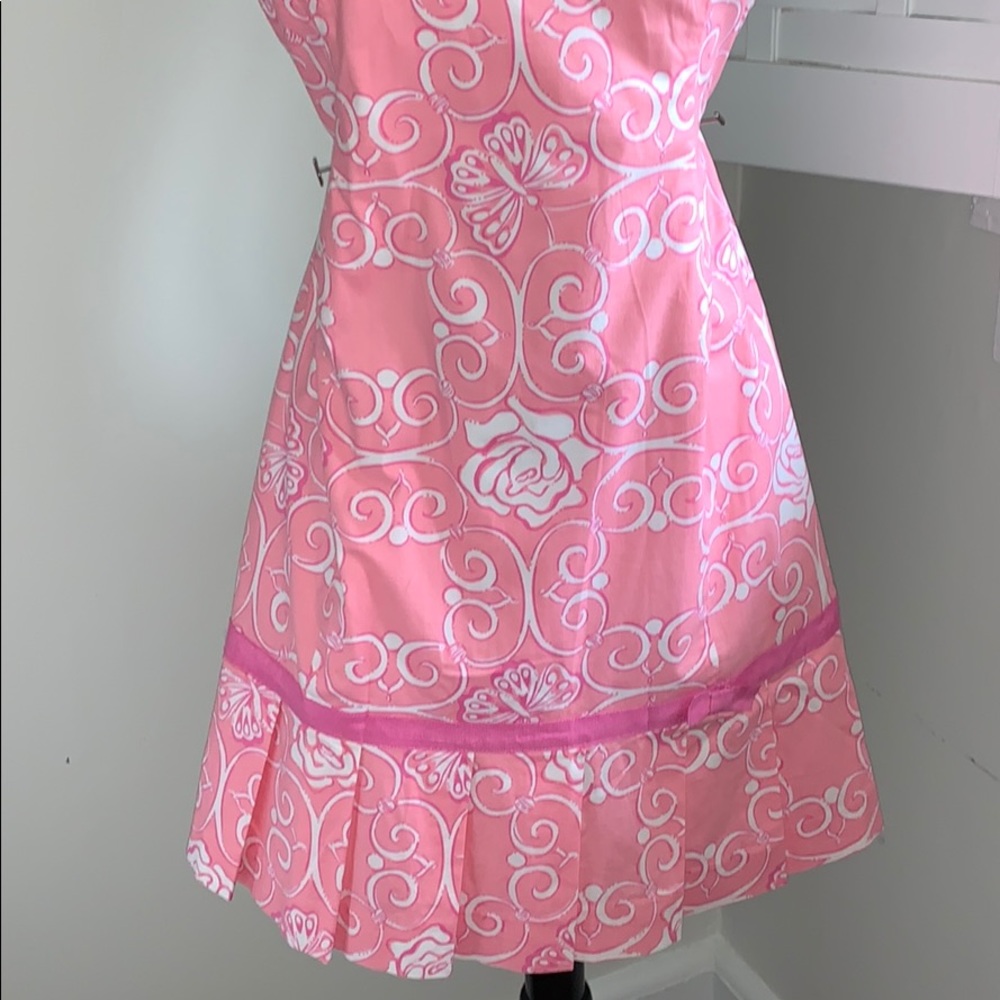 Lilly Pulitzer- sz 6 sundress - pink flowers - Picture 3 of 7